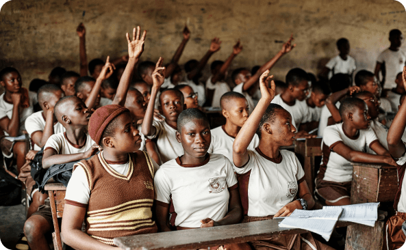 Students in classroom